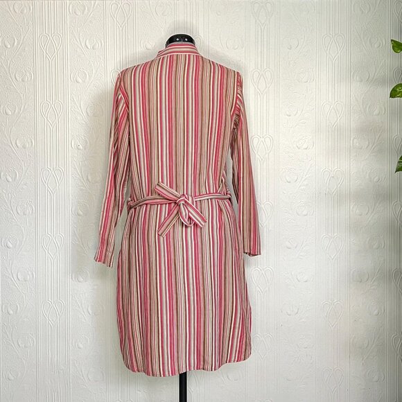Le prince jardinier colorful striped dress and matching hat size 10 - Picture 3 of 9